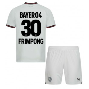 Bayer Leverkusen Jeremie Frimpong #30 Gostujuci Dres za Dječji 2023-24 Kratak Rukavima (+ kratke hlače)